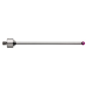 Kulka rubinowa M5, trzon z węglika wolframu, śr. 4 mm, dł. 75 mm, efektywna długość robocza 66 mm