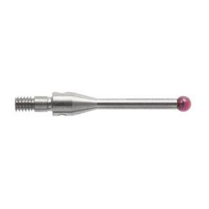 Środek trzpienia gwiazdowego z kulką rubinową M2, trzon ze stali nierdzewnej, śr. 2 mm, dł. 16,3 mm