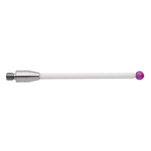 Kulka rubinowa M3, trzon ceramiczny, śr. 3 mm, dł. 40 mm, efektywna długość robocza 32,5 mm