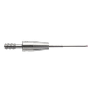 Środek trzpienia gwiazdowego z kulką rubinową M2, trzon z węglika wolframu, śr. 0,5 mm, dł. 18,5 mm
