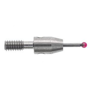 Środek trzpienia gwiazdowego z kulką rubinową M2, trzon z węglika wolframu, śr. 1 mm, dł. 8,5 mm, efektywna długość robocza 3,5 mm
