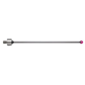 Kulka rubinowa M5, trzon z węglika wolframu, śr. 5 mm, dł. 100 mm, efektywna długość robocza 91 mm