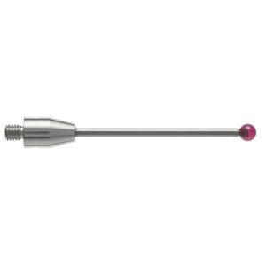 Kulka rubinowa M4, trzon z węglika wolframu, śr. 2 mm, dł. 50 mm, efektywna długość robocza 40 mm