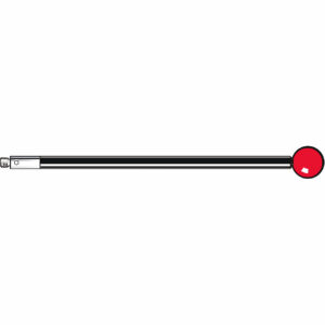Kulka rubinowa M3, trzon z włókna węglowego, śr. 10 mm, dł. 100 mm